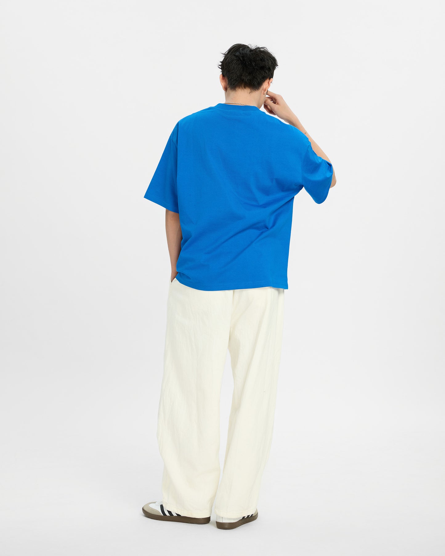 Boxy Tee 777 - Cobalt