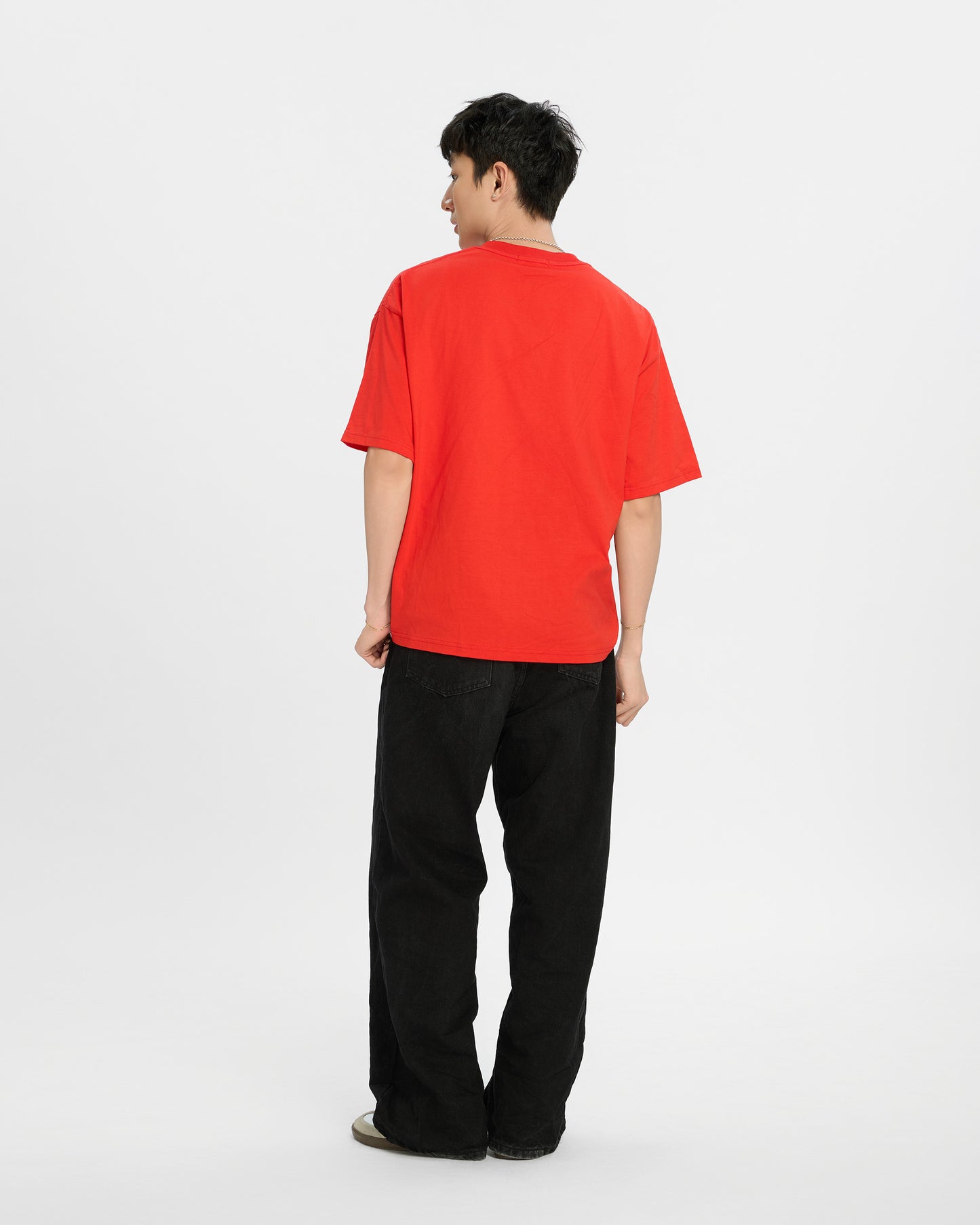 Boxy Tee 777 - Scarlet