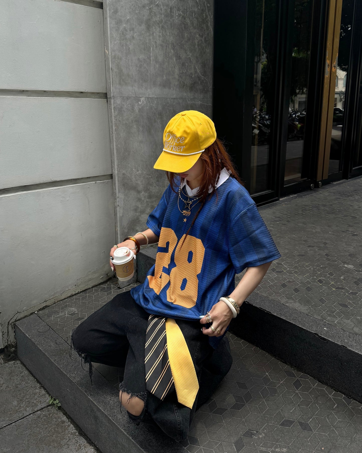 Jersey 28 - Navy/Mustard