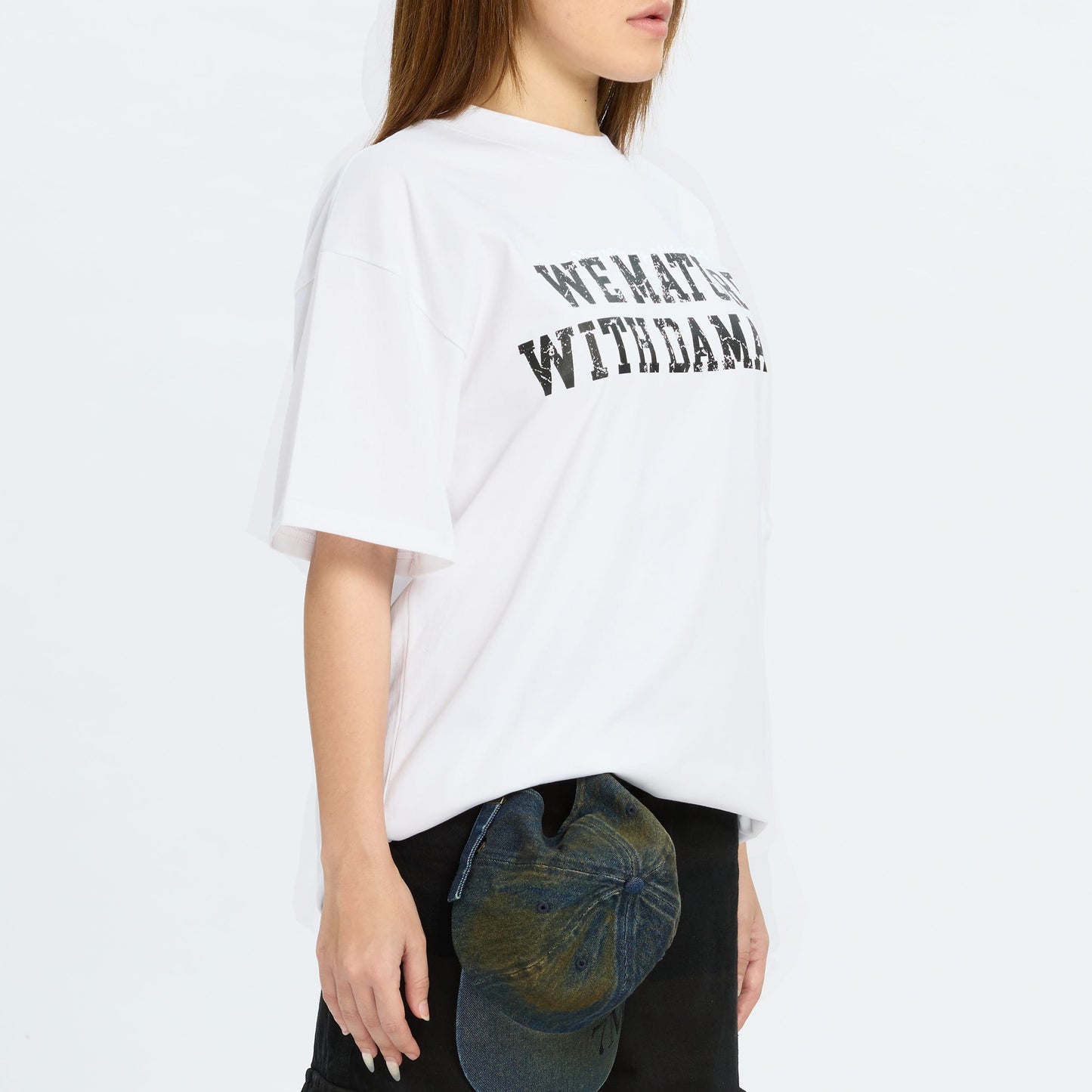 We Mature With Damage Tee - Cloud