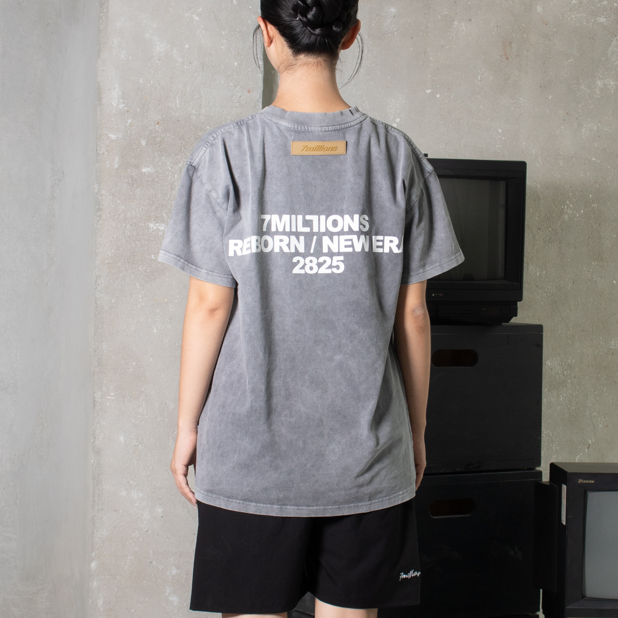 Translation missing: en.7M Wash Tee - Grey