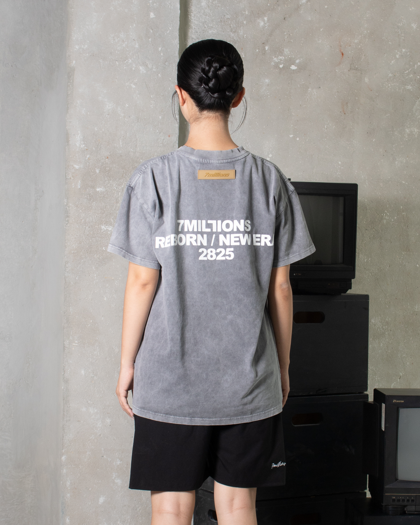 7M Wash Tee - Grey