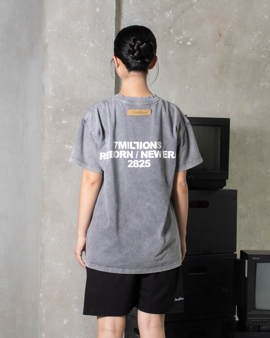 7M Wash Tee - Grey