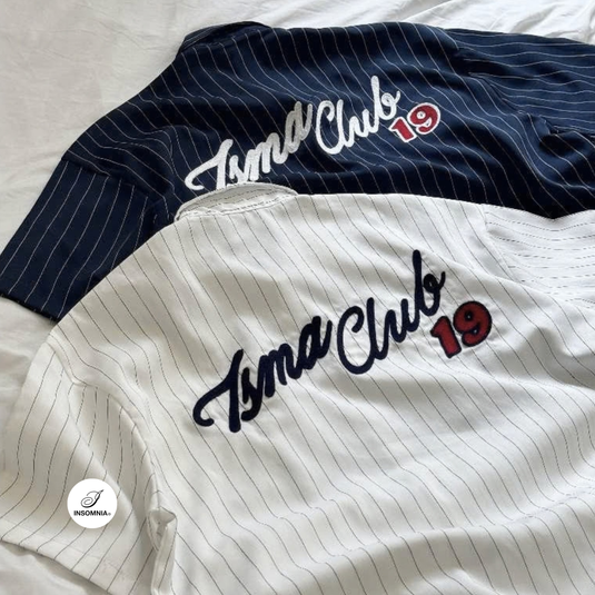 Translation missing: en.Insomnia Club - Isma Club 19 Shirt (Navy / White)