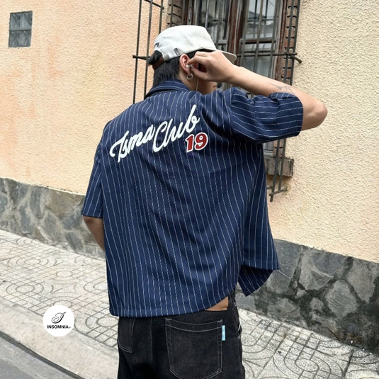 Translation missing: en.Insomnia Club - Isma Club 19 Shirt (Navy / White)