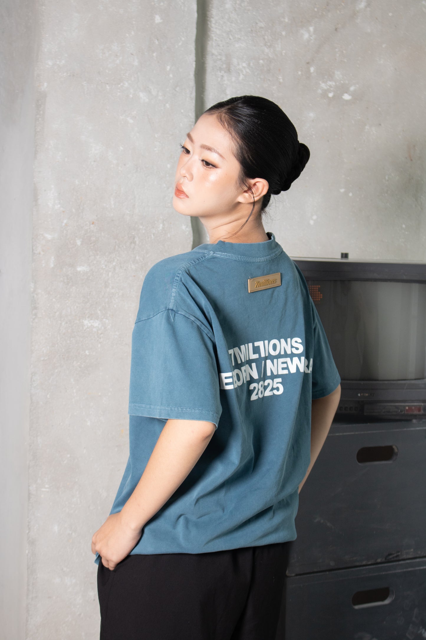 7M Wash Tee - Blue