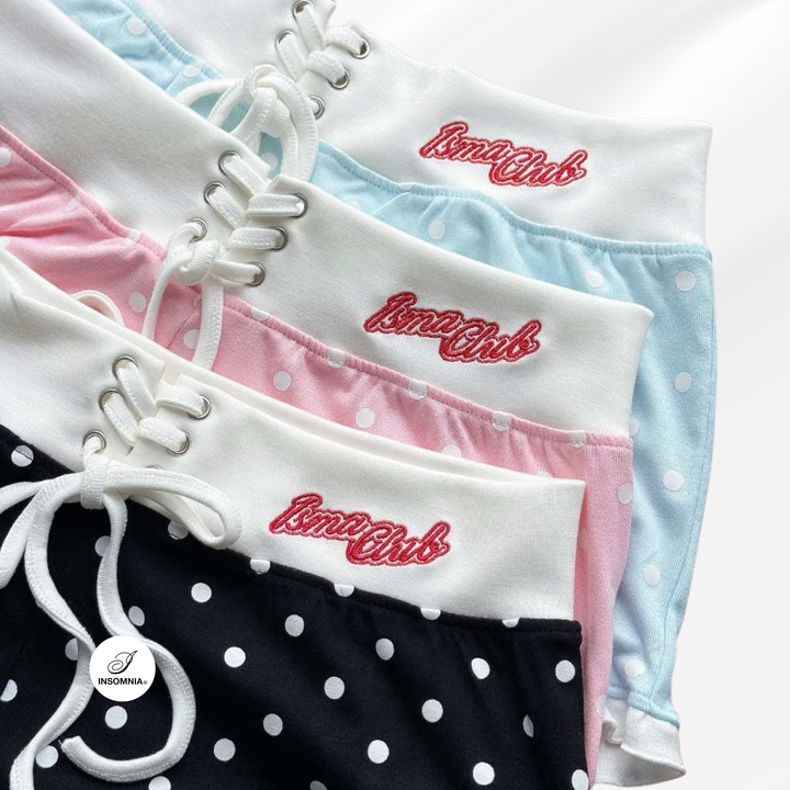 Translation missing: en.Insomnia Club - Sweet Dot Ruffle Shorts