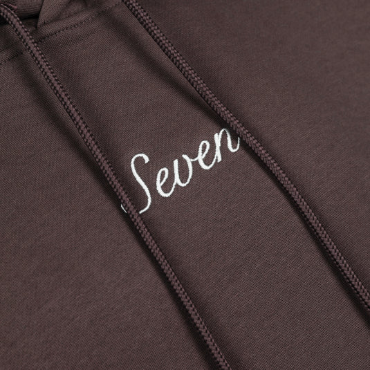 Translation missing: en.7M - Seven Embroid Hoodie (Chocolate)