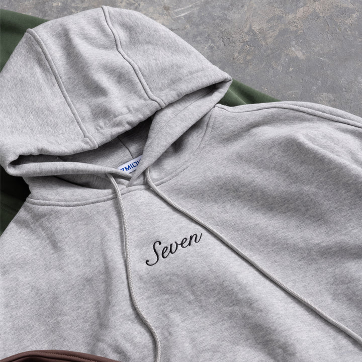 Translation missing: en.7M - Seven Embroid Hoodie (Concrete)