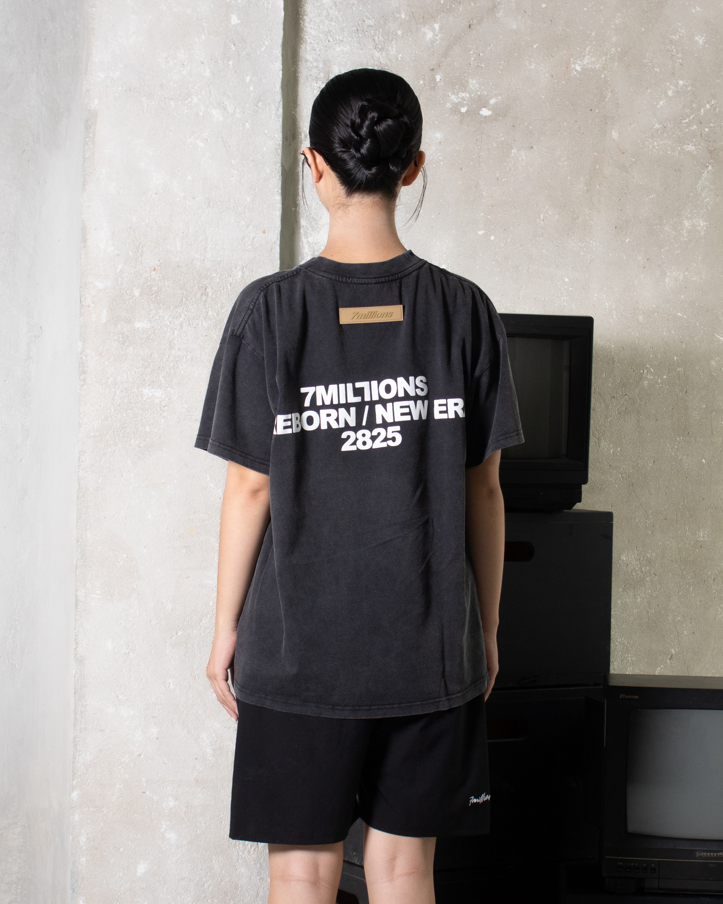 7M Wash Tee - Black