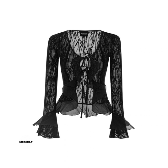 Translation missing: en.MORSELA - Midnight Muse Lace Top