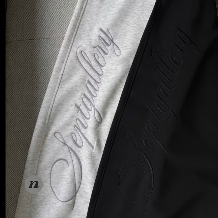 Translation missing: en.NEWSEVEN - Septgallery Embroid Pants (Black)