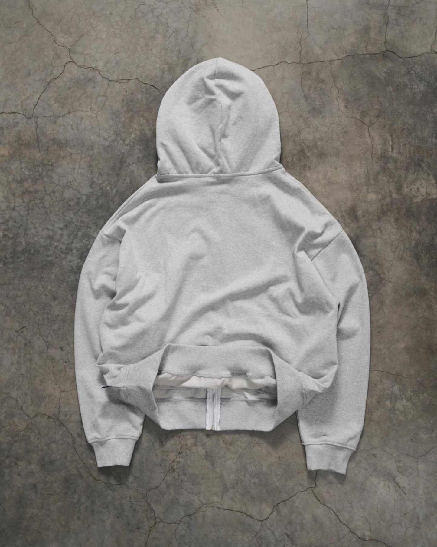 Reborn Hoodie Zip - Grey