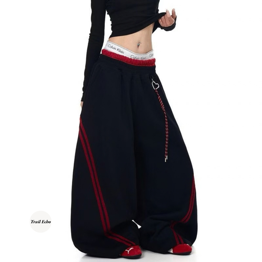 Translation missing: en.Trail Echo - Velocity Wide-Leg Pants (Black)