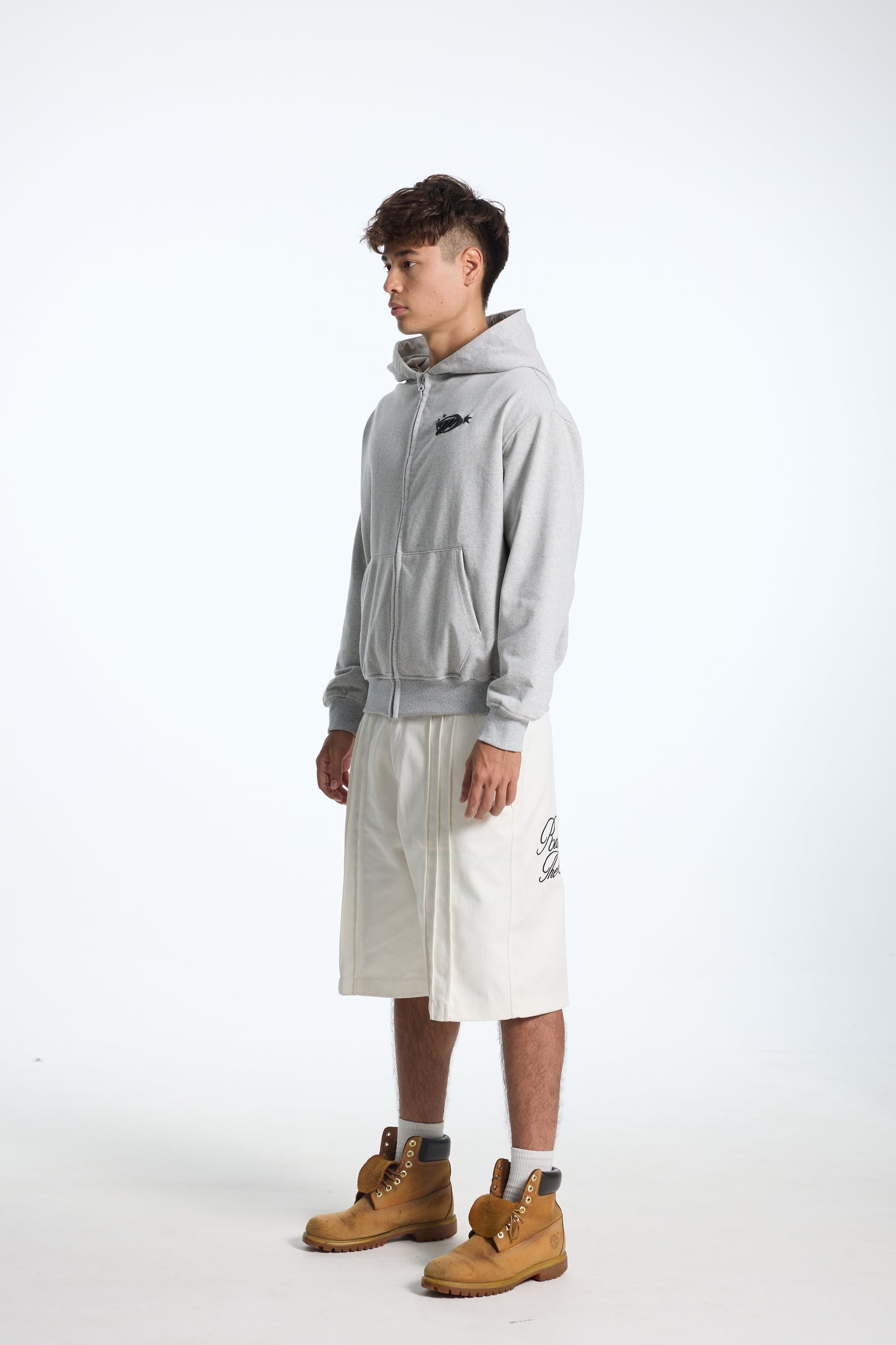 Hoodie Zip - Darkest Before Dawn - Grey