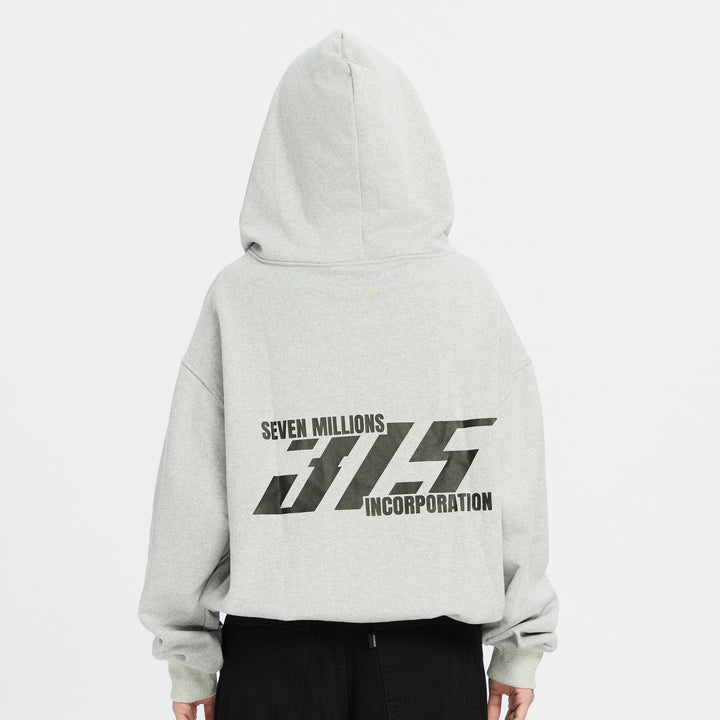 Translation missing: en.7M - 315 Double Zip Hoodie (Grey)