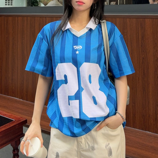 Jersey 28 - Blue/White