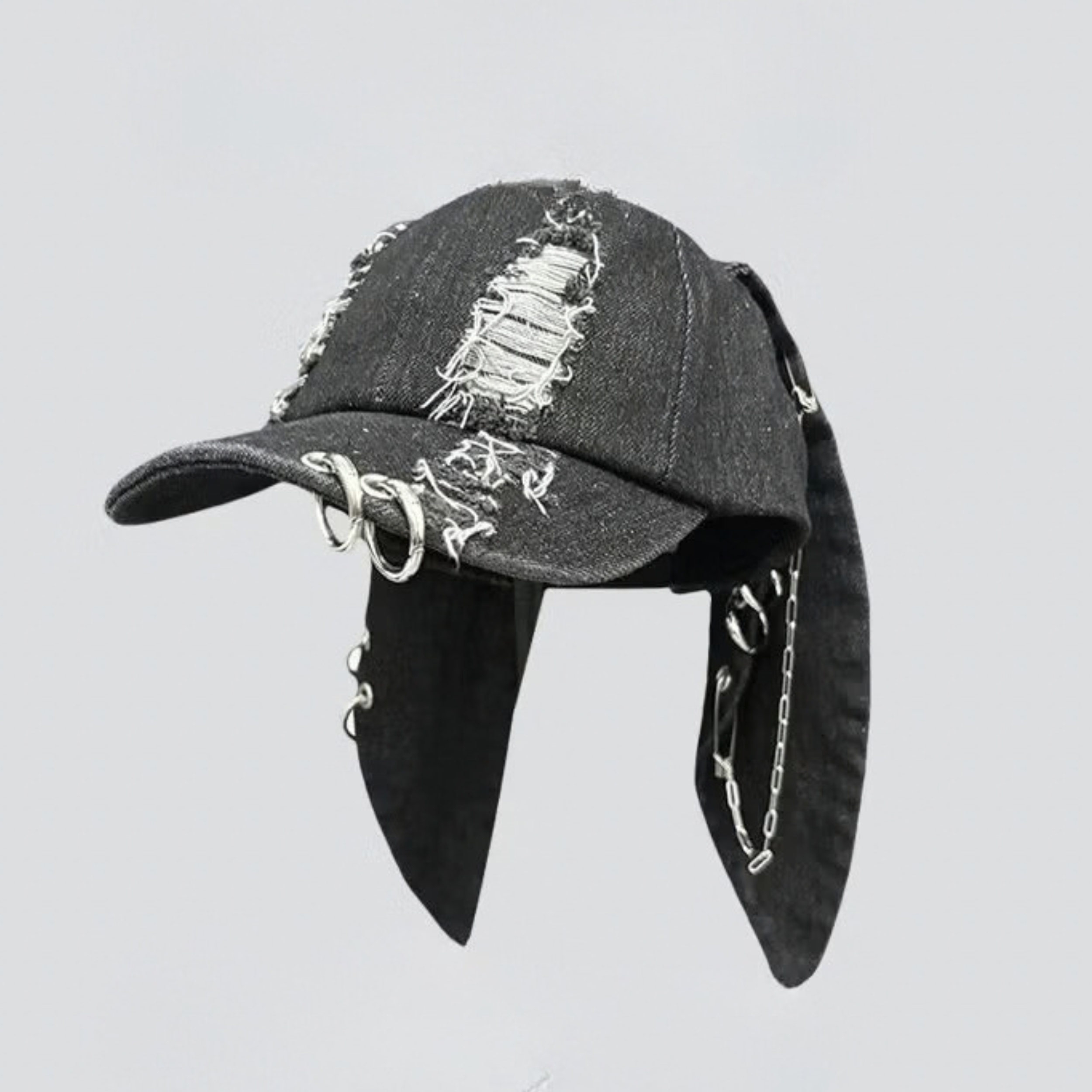 Translation missing: en.Freca - Bunny Ear Cap (Washed Black)
