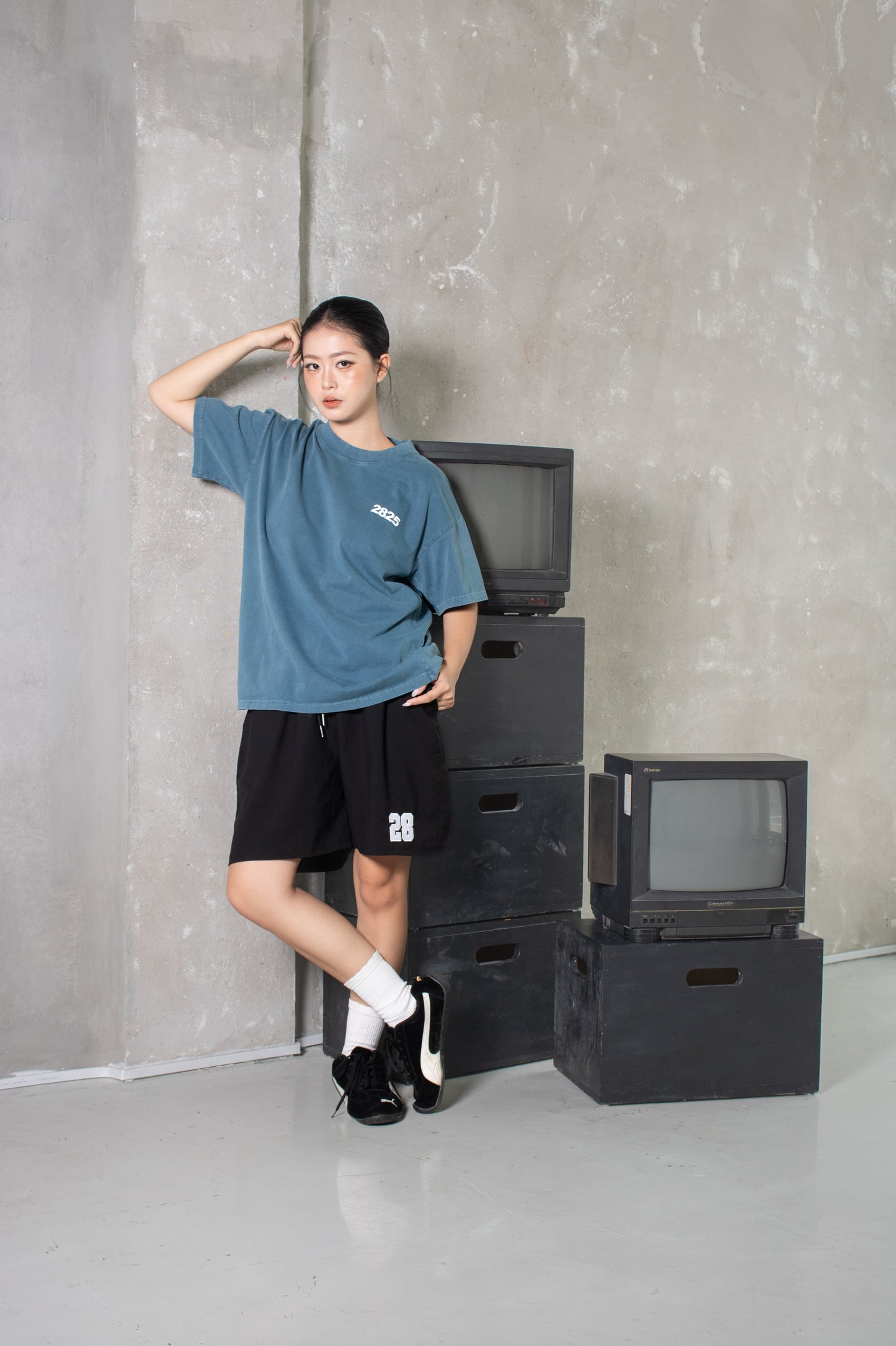 7M Wash Tee - Blue