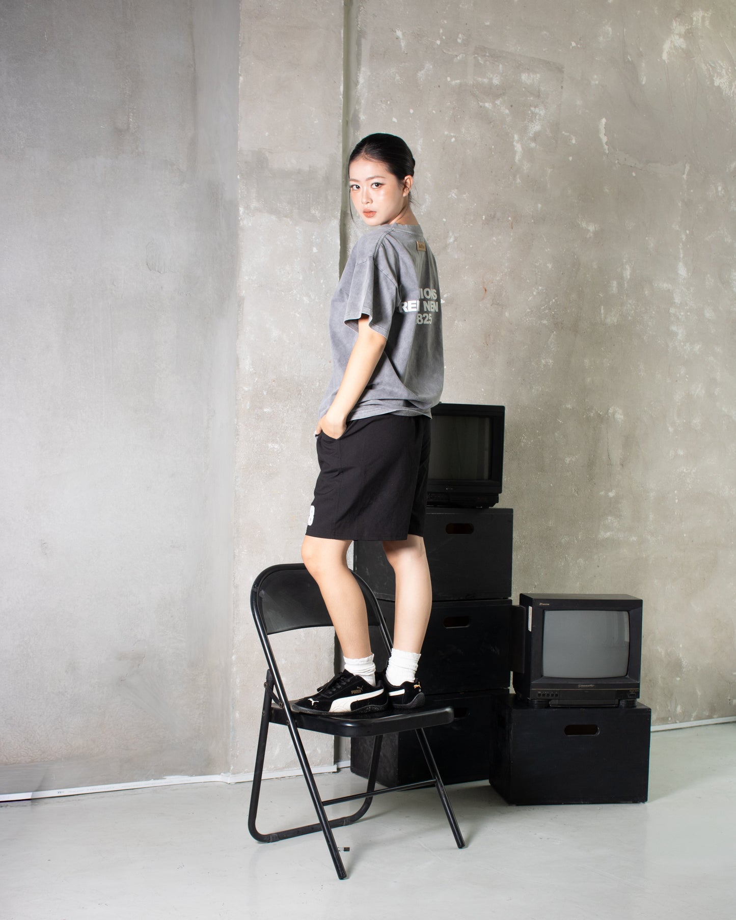 7M Wash Tee - Grey