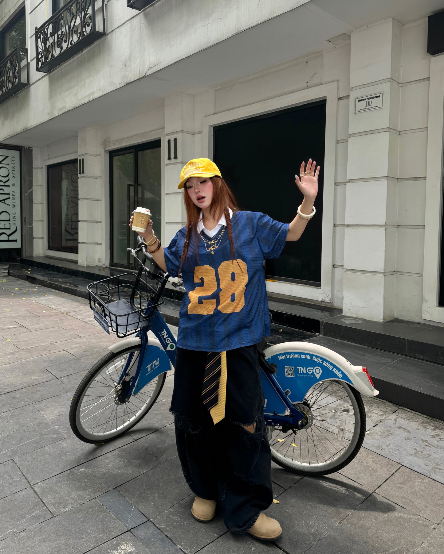 Jersey 28 - Navy/Mustard