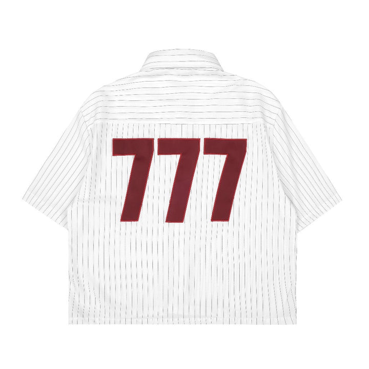 Translation missing: en.Insomnia Club - Lucky 777 Boxy Shirt (Black / White)