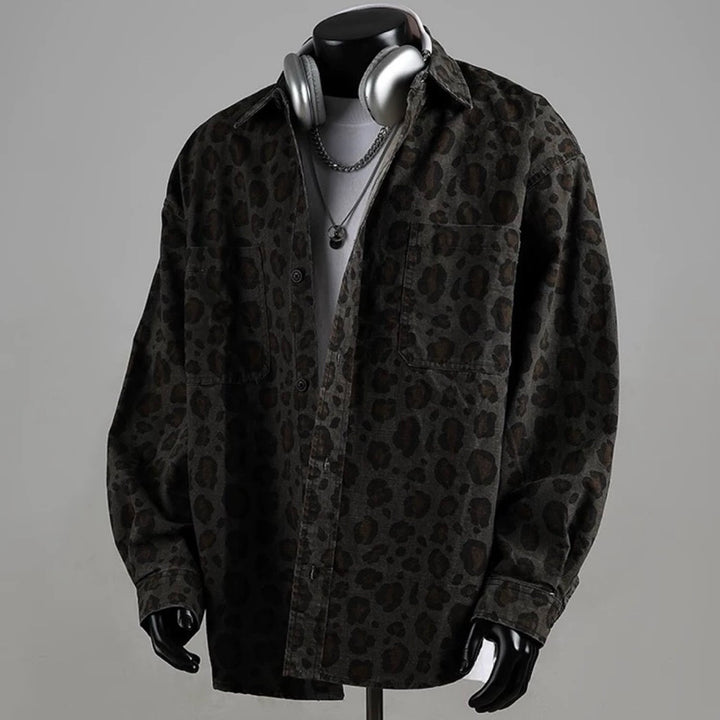 Translation missing: en.cd2000 - Grey Leopard Unisex Shirt