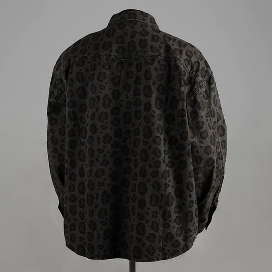 Translation missing: en.cd2000 - Grey Leopard Unisex Shirt