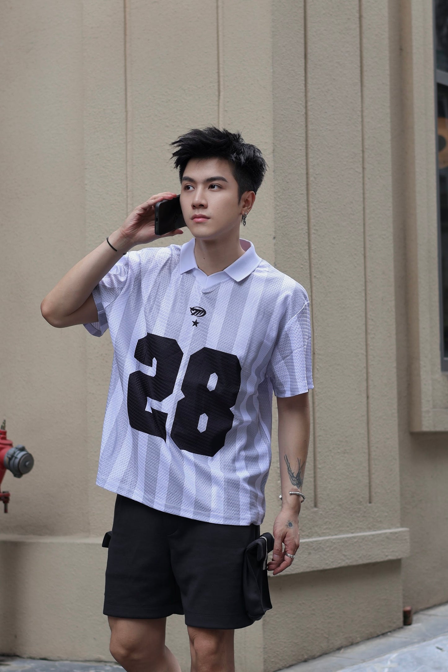 Jersey 28 - White/Black