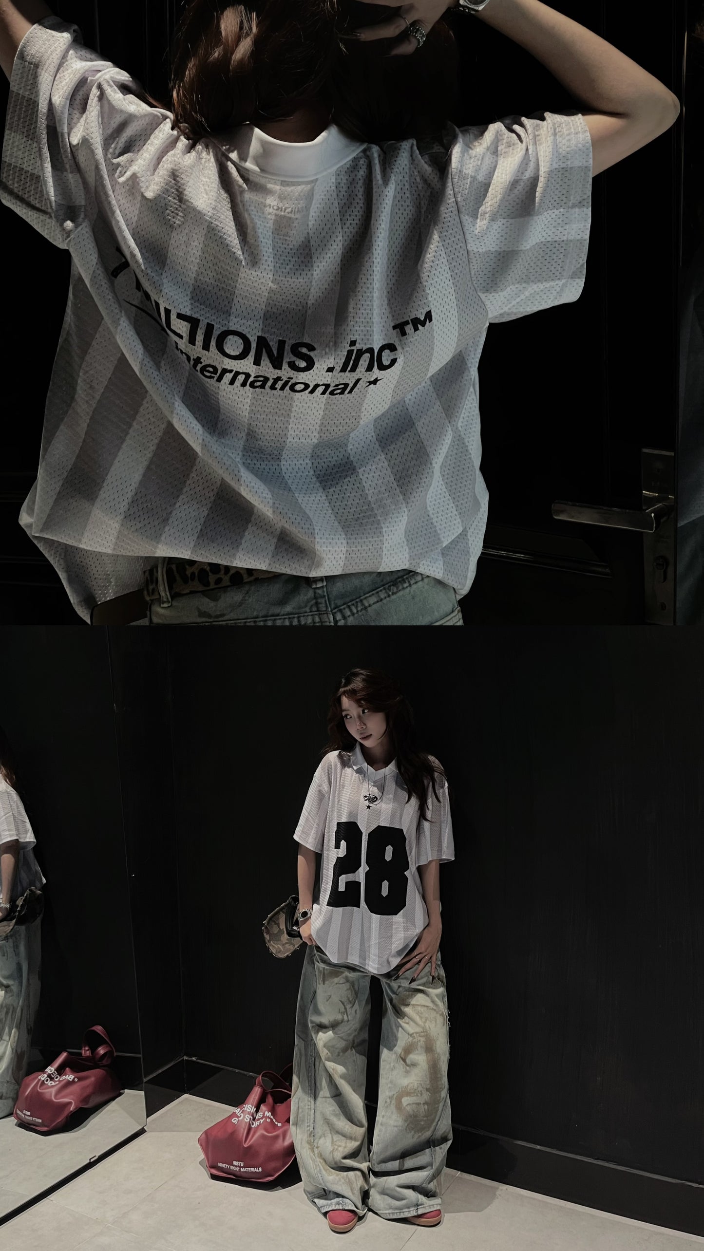 Jersey 28 - White/Black