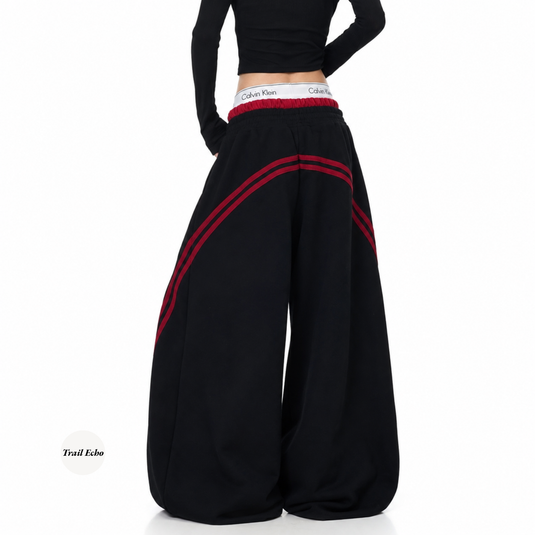 Translation missing: en.Trail Echo - Velocity Wide-Leg Pants (Black)